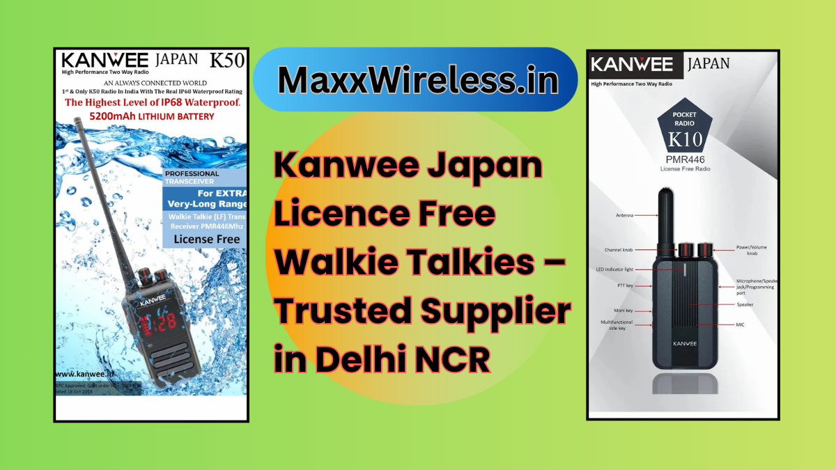 Kanwee Japan Licence Free Walkie Talkies